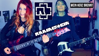 RAMMSTEIN - Mein Herz Brennt [GUITAR COVER] with SOLO | Jassy J & VanValia Boese Fuchs