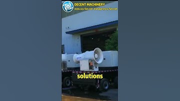 Superior Dust Control with Decent Machinery’s Advanced Spray Cannons