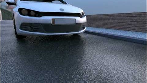 VW Scirroco - Thea Render animation