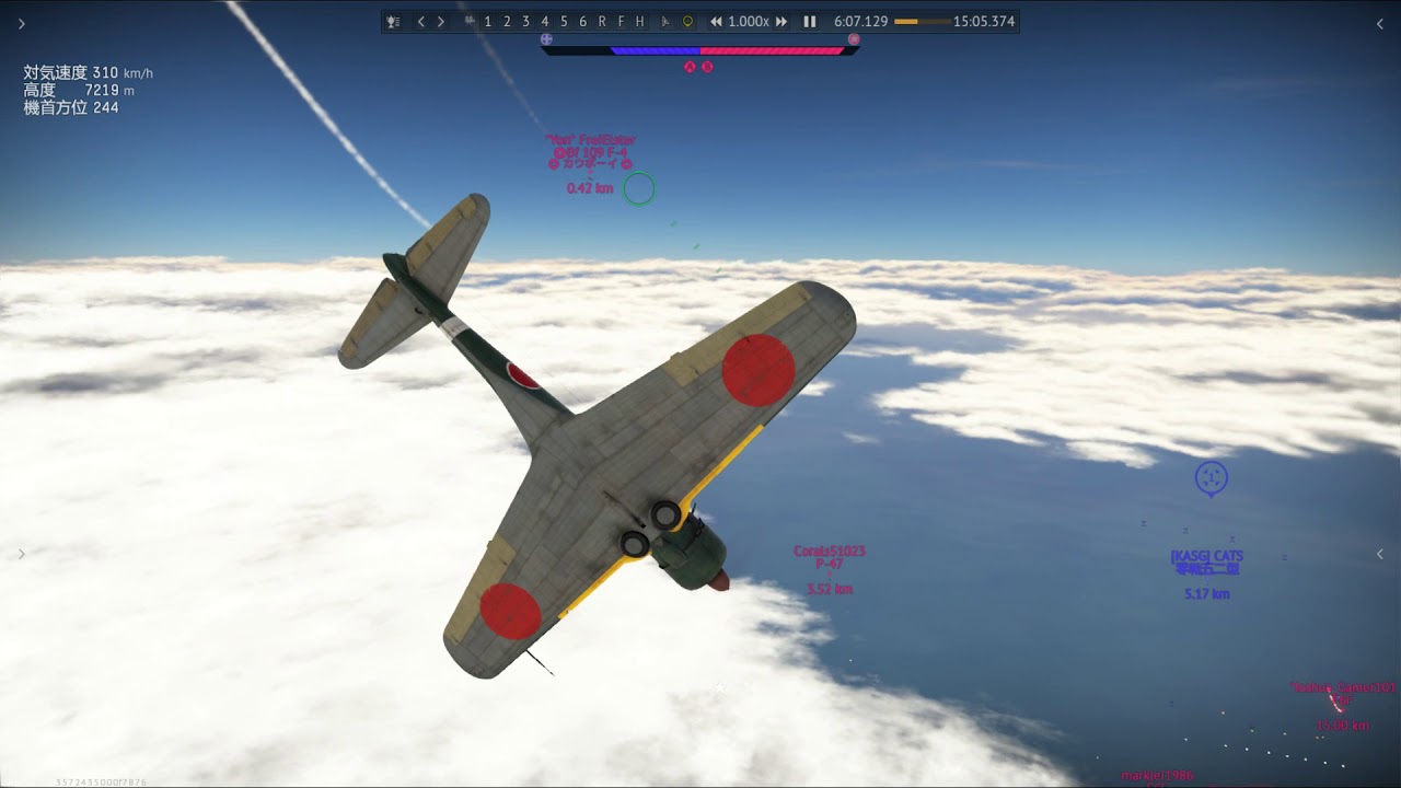 War Thunder 中年兵のあほの国 Ki 43 Iii Otsu 一式戦闘機三型乙 隼 Youtube