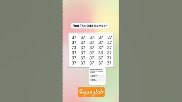 Find the different odd number challenge #quiz #evennumber #puzzle #numberwonders #oddnumber #maths