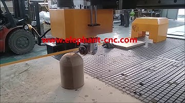 Blue Elephant CNC Router with C axis+HSD Aggregate Head