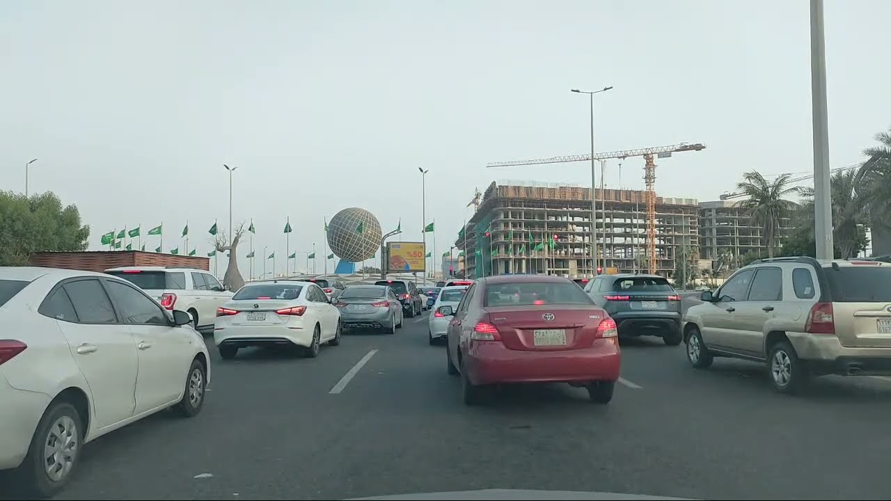 جولة مباشر في مدينة جدة في الطريق الملك عبدالعزيز