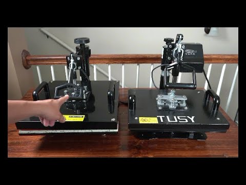 Unboxing the 5 in 1 Tusy 15x15 heat press and comparing it with the Tusy  15x12. 