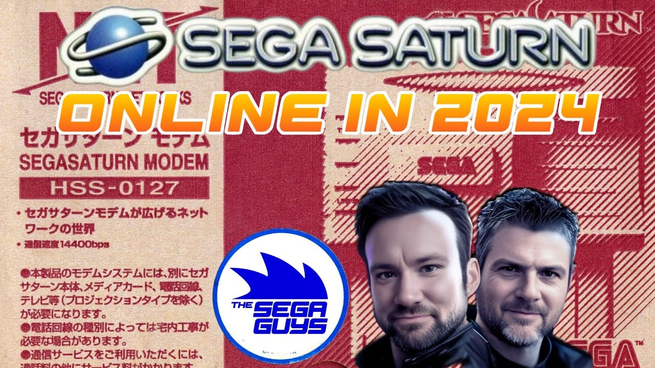 Playing the Sega Saturn Online in 2024 James and Dan discuss the Netlink