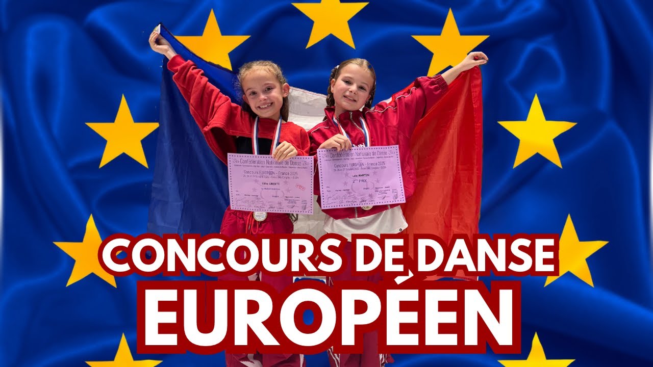 VLOG - Concours de danse EUROPEEN 2025 - PaulineDANCE