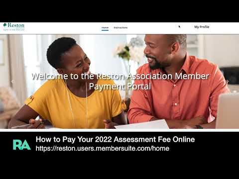 Reston Today - Assessment • Member Payment Portal