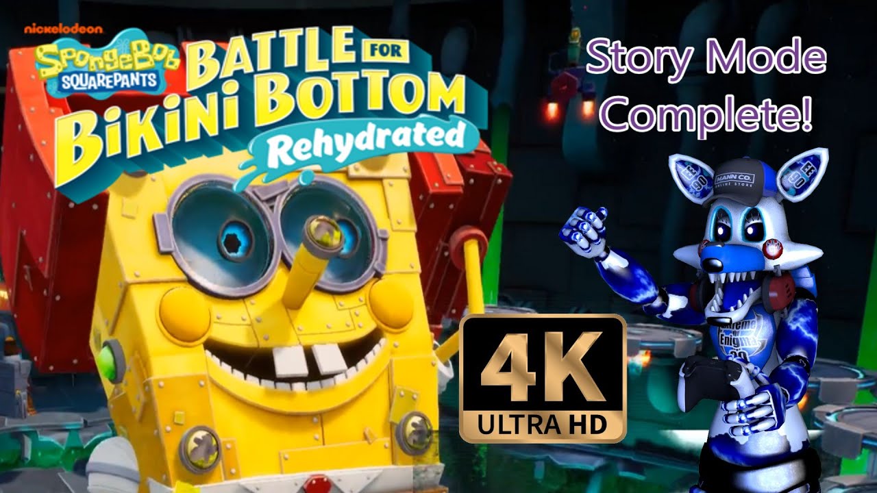 STORY MODE COMPLETED! | SpongeBob: Battle for Bikini Bottom Rehydrated #3 (4K QUALITY)