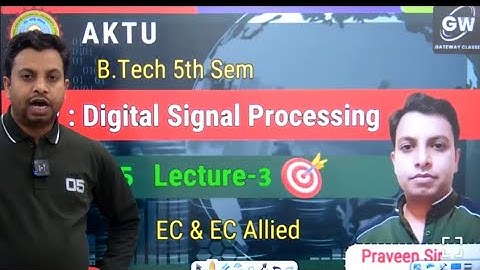 [BEC503 Digital Signal Processing][DSP UNIT-5]DSP U-5 Lec-3 