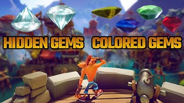 All Hidden And Colored Gems Location | Crash Bandicoot 4 - It