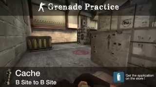 Grenade Practice : Cache Flashbang - B Site to B Site