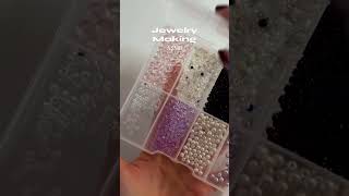 asmr jewelry making satisfying video satisfying sound earring making tutorial  earrings whimsical