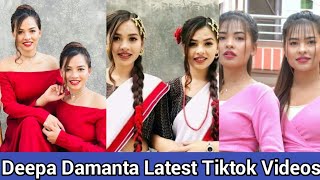 Deepa Damanta Latest Tiktok Videos| Nepali Twins| Rusnage||