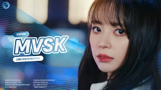 KEP1ER (케플러) - MVSK || Line Distribution