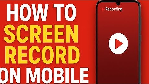 🎥 How to Screen Record on Mobile (Android) | Step-by-Step Tutorial