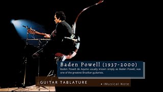 Guitar TAB - Baden Powell : Choro Para Metronomo | Tutorial Sheet Lesson #iMn