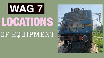 WAG 7 Conventional Loco LOCATIONS IN HT-1 HT-2 compartments