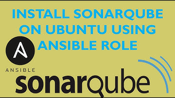 SONARQUBE DOWNLOAD & INSTALL WITH POSTGRESQL DATABASE ON UBUNTU 22.04 USING ANSIBLE ROLE IN AWS