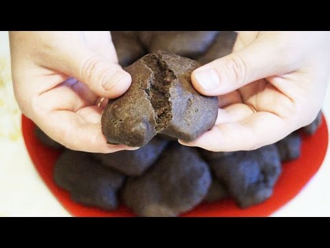 Видео рецепт Самые шоколадные печенья