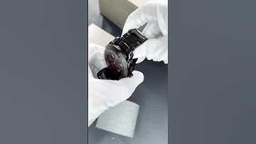 45mm Fossil Watch Review 2023: Stylish Black Dial, Chronograph Movement, Full Metal Strap #shorts