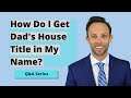 Attorney Thomas B. Burton answers the following question: "How Do I get Dad's House Titled in My Name When He Died in 1988 and I Have Paid Taxes Ever Since?" Attorney Burton answers this person's question about how to get his dad's house title into the viewer's name in this unique situation under Wisconsin law.