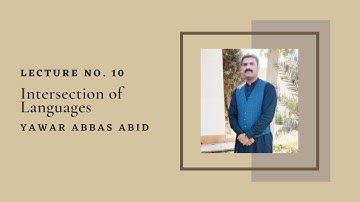 Lecture No. 10 | Intersection of Languages in Urdu/Hindi | Theory of Automata