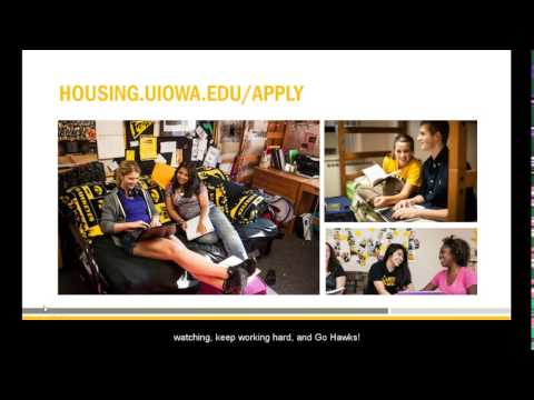 University of Iowa Housing Application Guide 2017-18