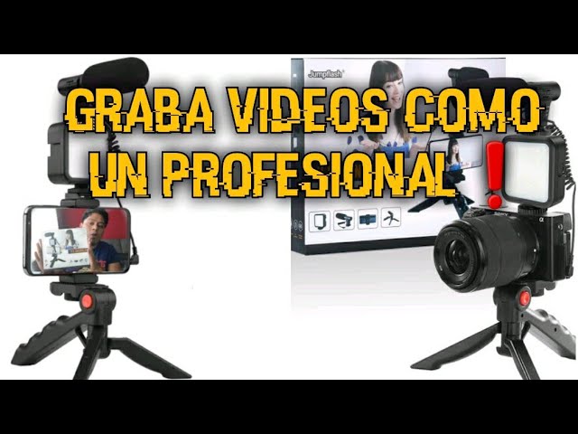 Estabilizador para Cámara y Celular Kit de Grabación Vlogger