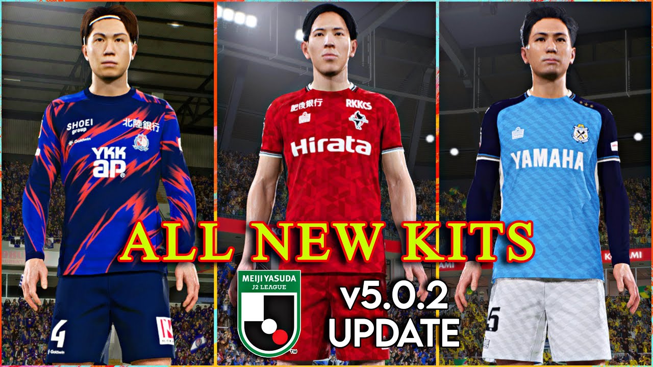 eFootball 2026 v5.0.2 NEW KITS Update 🔥 J2 LEAGUE 😍 Best Jersey in eFootball 2026 