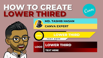 CANVA TUTORIAL | HOW TO CREATE LOWER THIRDS IN CANVA | Software INFO