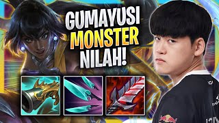 GUMAYUSI IS A MONSTER WITH NILAH! - T1 Gumayusi Plays Nilah ADC vs Caitlyn! | Bootcamp 2023