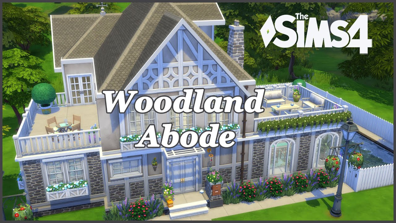 The Sims 4 - Woodland Abode - Backyard stuff (House Build) - YouTube The Sims 4 - Woodland Abode - Backyard stuff (House Build) - YouTube