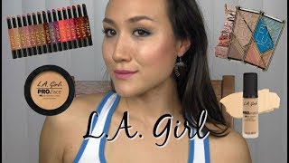 NEW L.A. GIRL Cosmetics: Try-On & Review