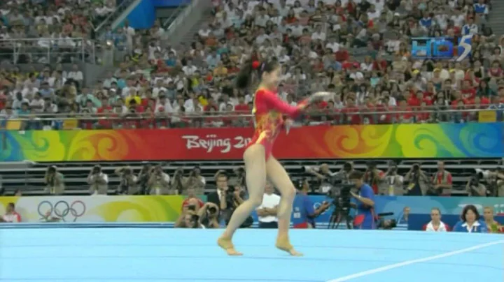Jiang Yuyuan - Floor Exercise - 2008 Olympics Team...
