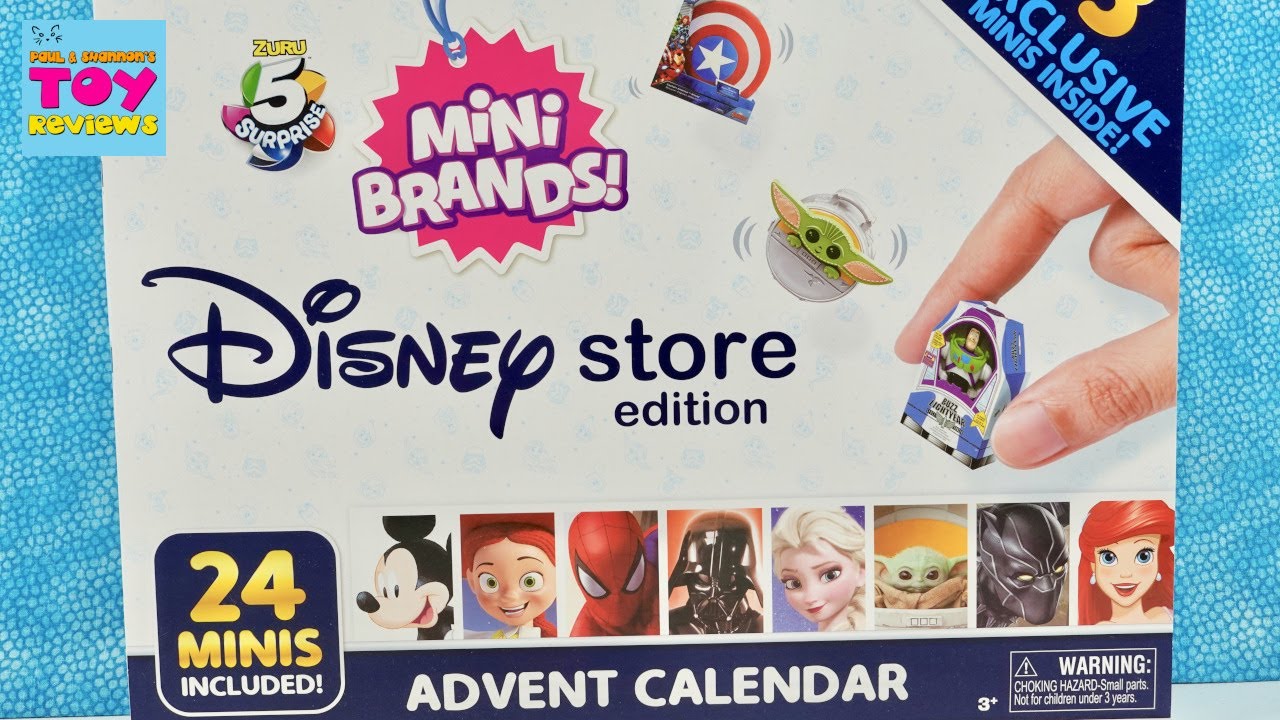 5 Surprise Mini Brands Disney Store Edition Advent Calendar