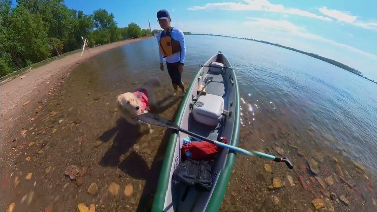 Trying out our new Inflatable Canoe (Sea Eagle TC16) YouTube
