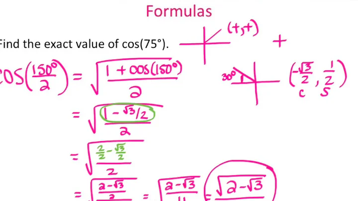 Precalc 5.5 Multiple Angle and Product to Sum Formulas