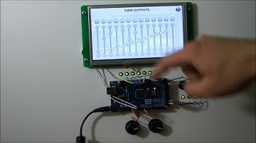 Arduino Mega 2560 & LCD DMT80480T070 03WT AUTOMATION  HD
