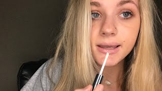 Asmr- Close- Applying Lip Gloss 