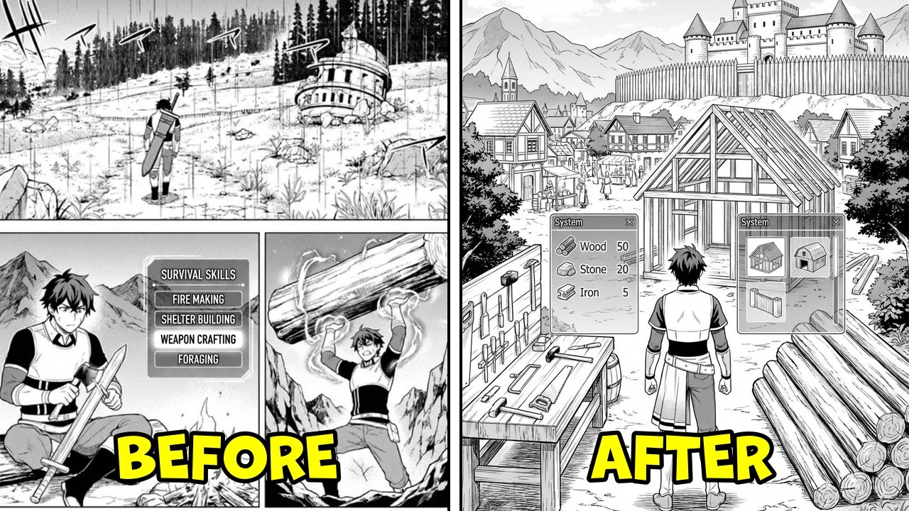 REINCARNATED NOBLE HID HIS POWER, WAS EXILED & BUILDS A KINGDOM | MANGA RECAP