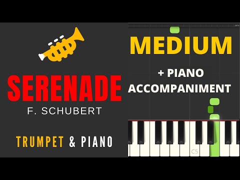 Serenade I Schubert I Trumpet / Cornet & Piano Accompaniment I Medium DUET Sheet Music PDF