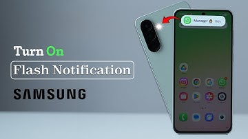 Hoe schakel ik flitsmeldingen in op een Samsung-toestel?