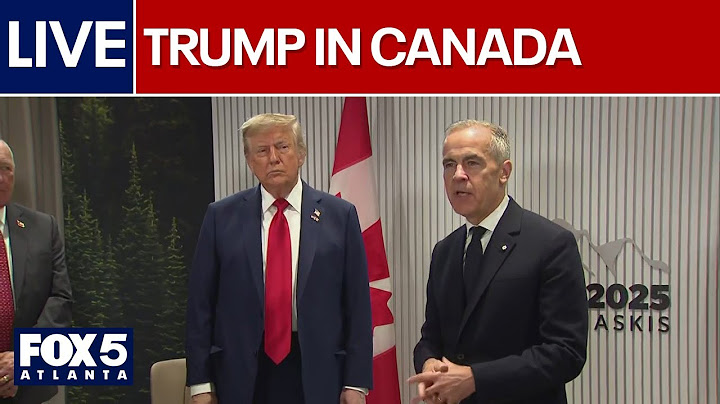 WATCH LIVE: Trump in Canada for G7 Summit 2025