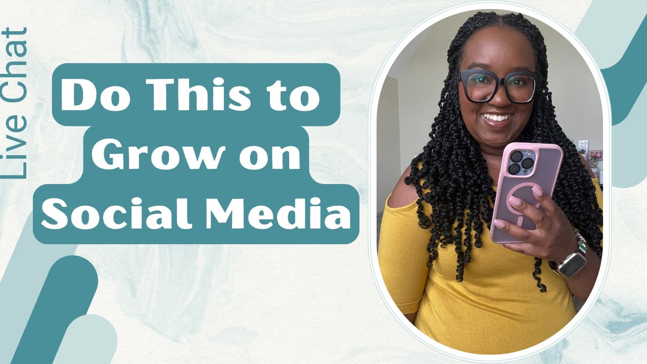 This is How to Grow on Social Media Live Chat - YouTube
