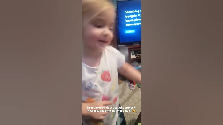 Cute singing toddler