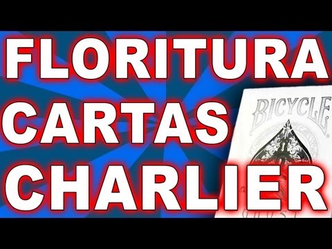 Florituras como cortar con una mano, Charlier truco de magia explicado con cartas