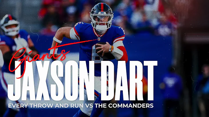 Jaxson Dart vs The Commanders: Every Throw and Run