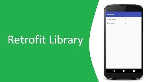 Android Tutorial on Retrofit library || Android Parse Data Using Retrofit
