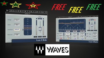 VST FREE Waves Trans-X Transient Shaper & Waves Trans-X  Wide FREE-Promoção ATE O DIA - 08/04/22