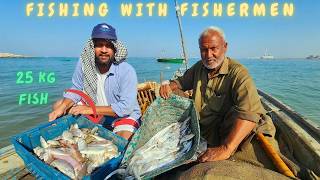 Karachi ke Mahigeer ke sath Jaal ka shikar | Net Fishing in Karachi Arabian Sea (Part 2)